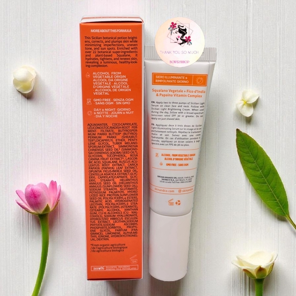 Skin & Co Sicilian Light Plump & Illuminate Face Serum 1 fl oz/ 30 ml New In Box - Picture 4 of 8